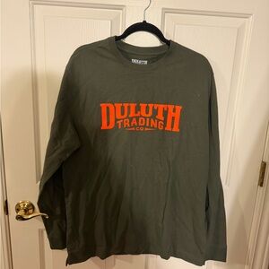 Duluth Trading Co. Olive Green Tee